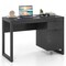 Stylish Modern Desk with Storage Cabinet and Drawer for Home or Office Workspace